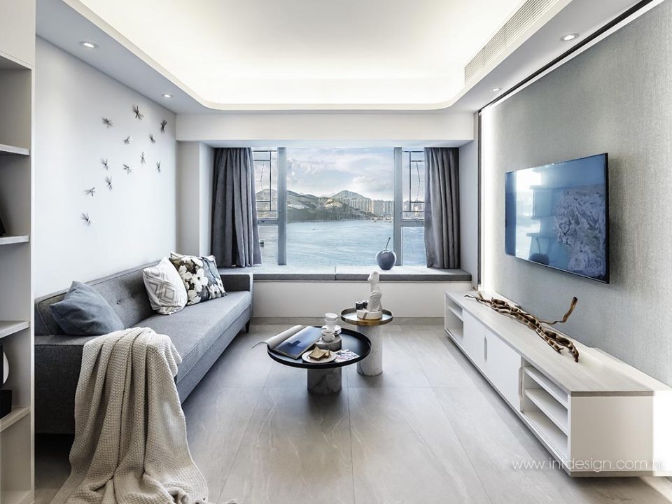 Umbra Wallflutter Wall Decor on Island Resort's Living Room Wall